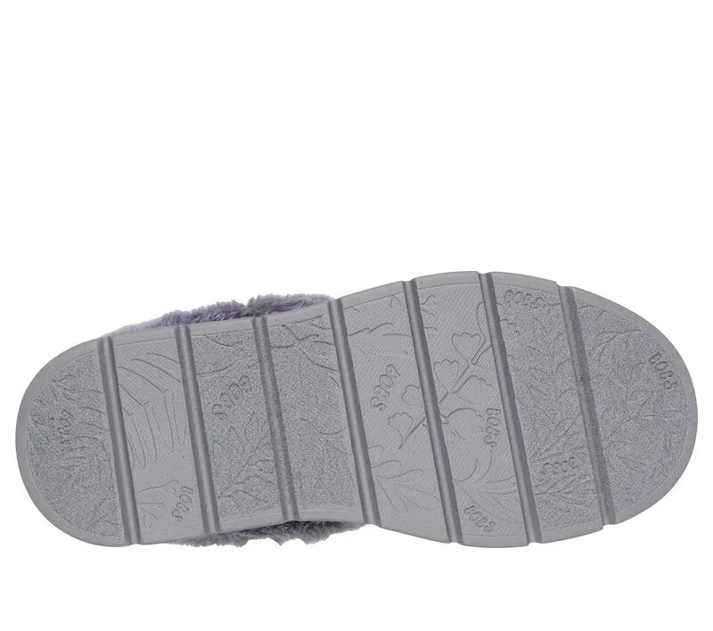 NEW Women's SKECHERS BOBS KEEPSAKES LITE - BEJEWELED ONE Gray KNIT Clogs AUTHENTIC IN BOX