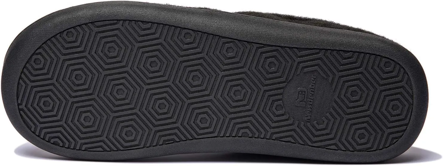 NewDenBer Men's Cozy Memory Foam Slippers Soft Slip on Indoor Outdoor Clog House Shoes