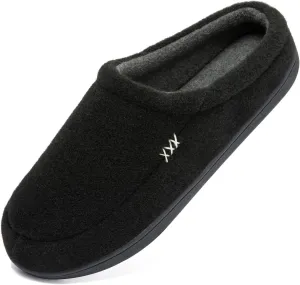 NewDenBer Men's Cozy Memory Foam Slippers Soft Slip on Indoor Outdoor Clog House Shoes