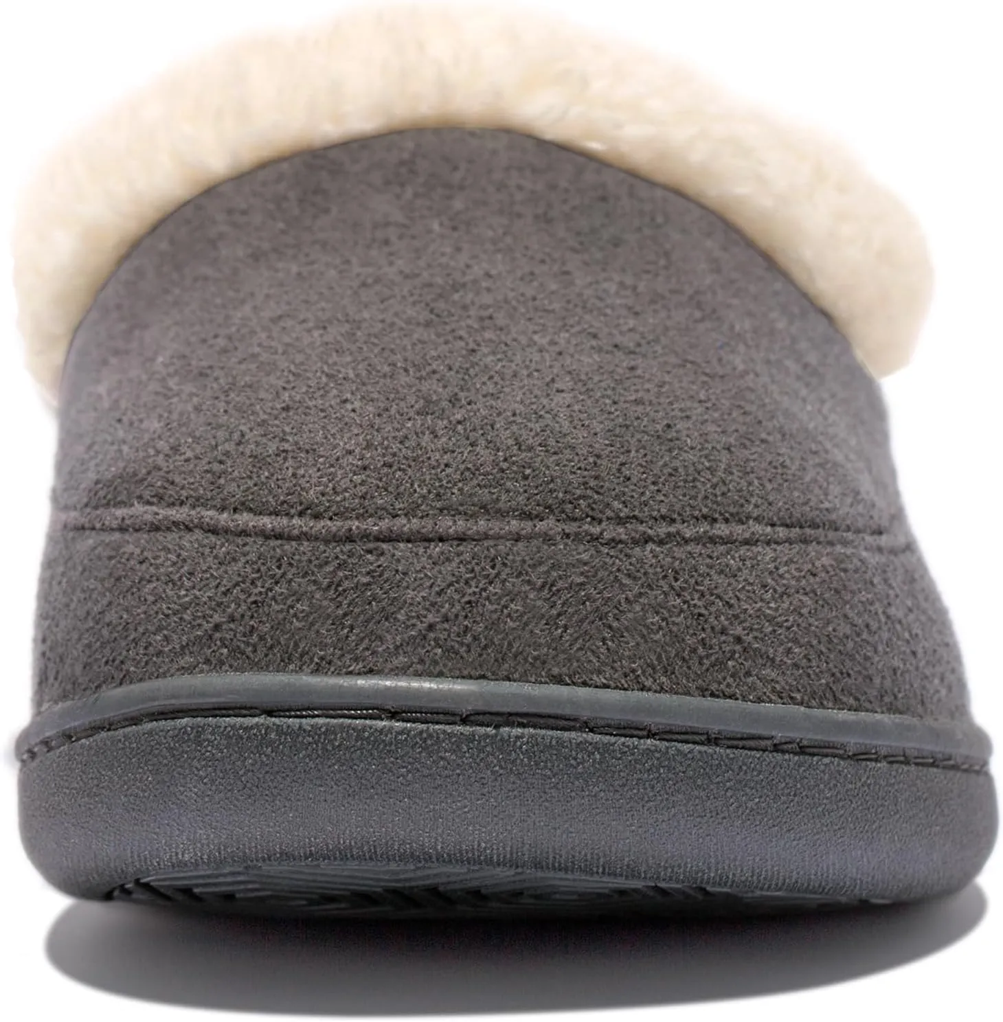 NewDenBer Women's Cozy Memory Foam Slippers Suede Fuzzy Plush Fleece Lined Slip On Indoor Outdoor House Shoes