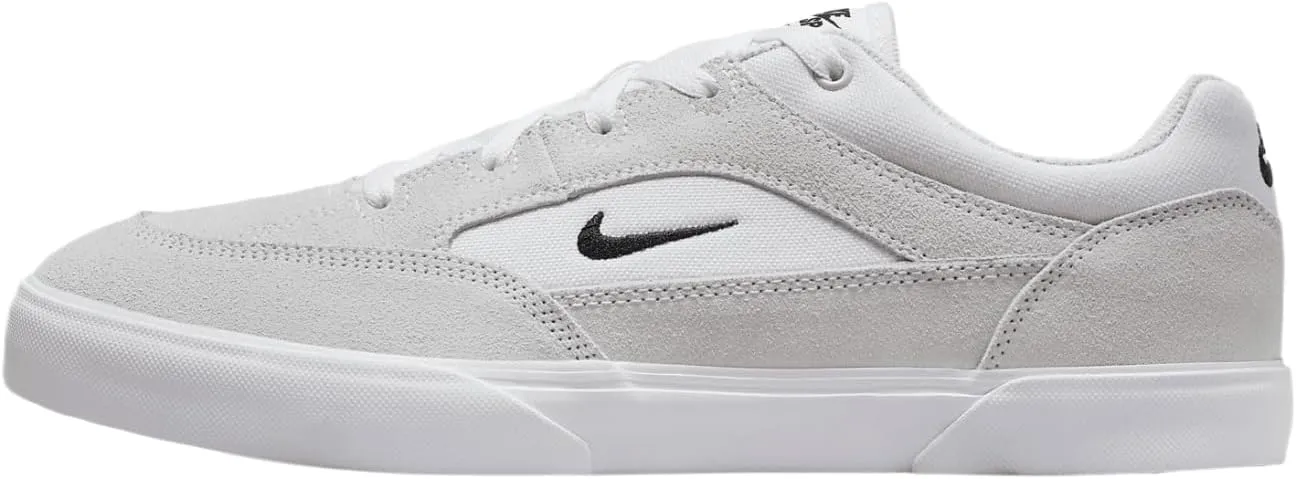 Nike SB Malor Men's Shoes (FV6064-101, White/Summit White/Gum Light) Size 13