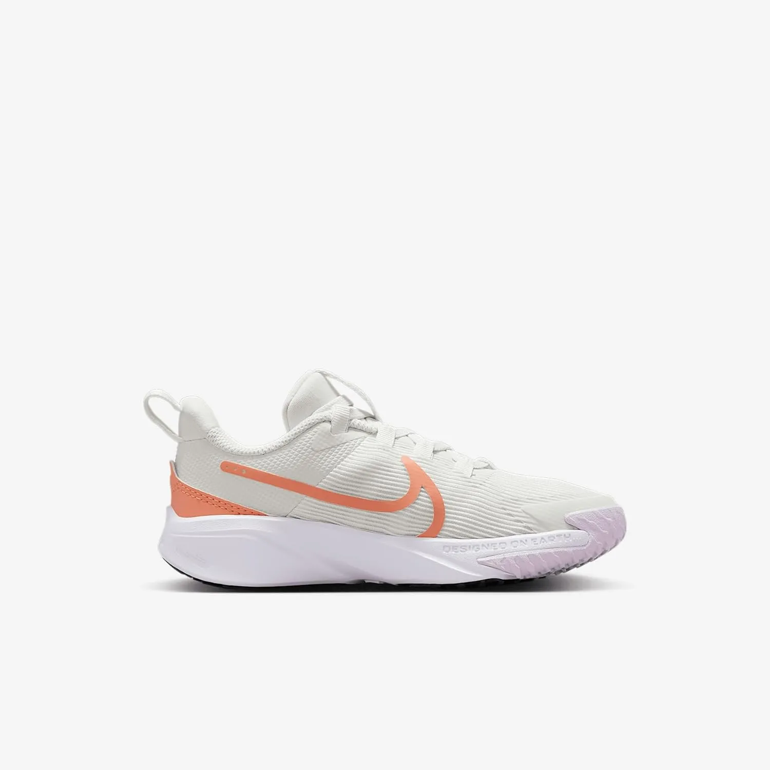 Nike Star Runner 4 Little Kids' Shoes (DX7614-104, Summit White/White/Black/Apricot Agate)