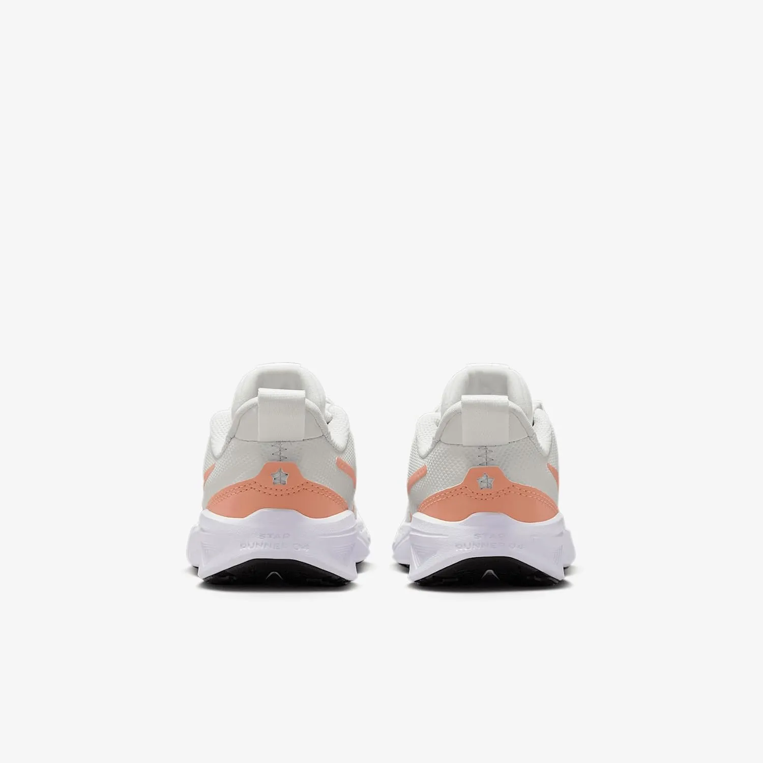 Nike Star Runner 4 Little Kids' Shoes (DX7614-104, Summit White/White/Black/Apricot Agate)