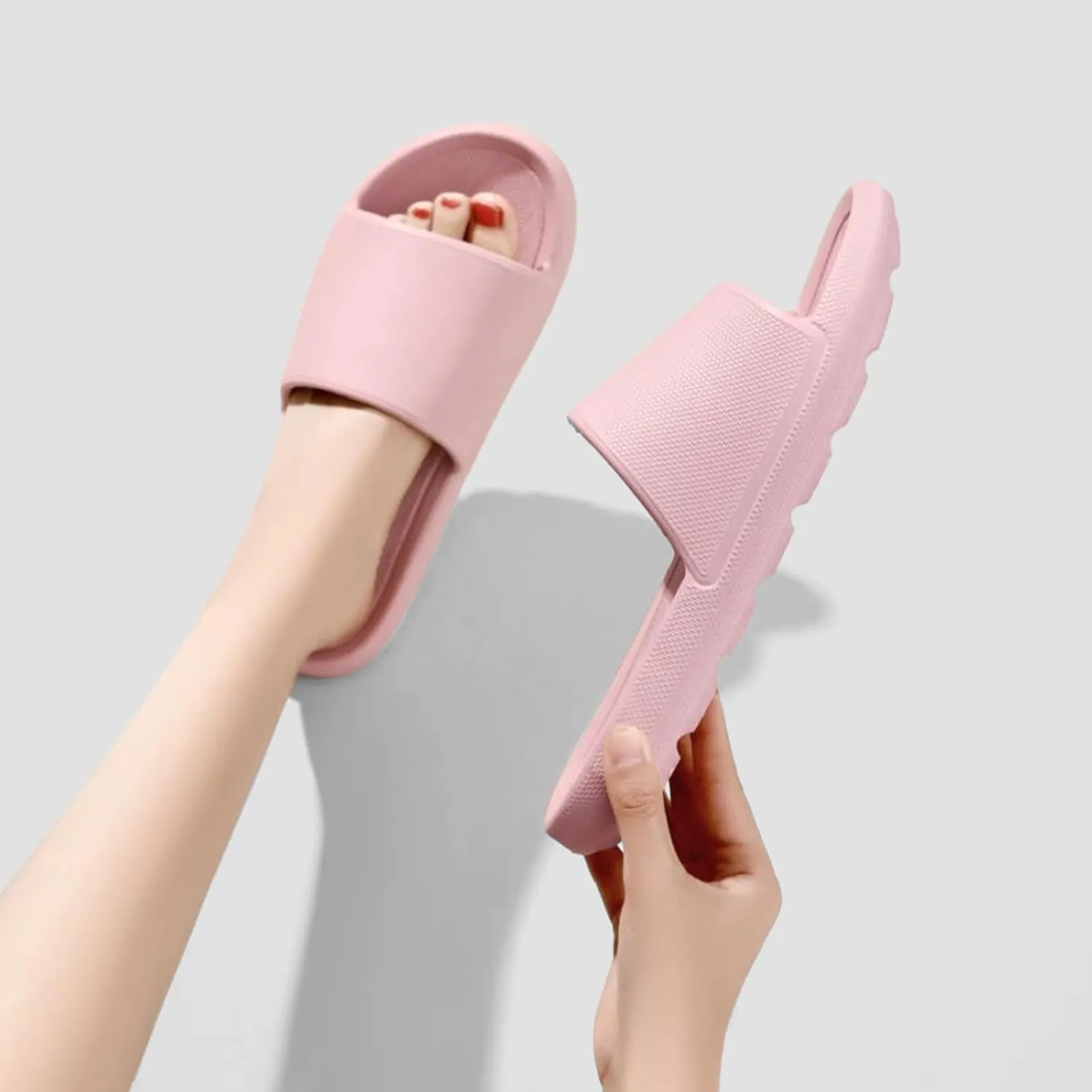Non Slip Shower Shoes Bathroom Slippers for Pool Camping Open-toe