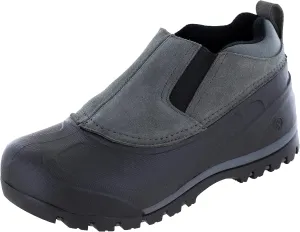 Northside Mens Dawson Winter Shoe - Waterproof Lightweight Removable EVA Insole with Quick Dry Lining - Elastic Twin Gore Traction-Sole, Charcoal, 12