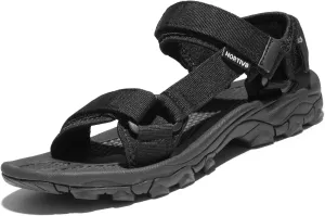 NORTIV 8 Men's Sandals Hiking Sports Lightweight Summer Water Arch Support River Open Toe Athletic Trail Outdoor Walking Sandals Longdo