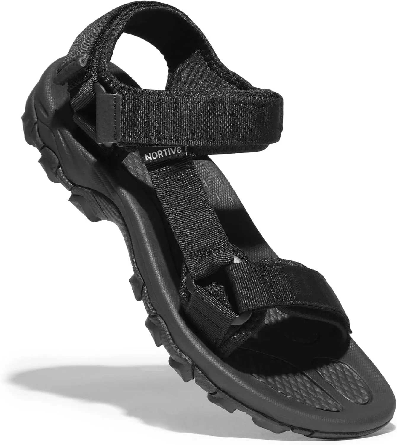 NORTIV 8 Men's Sandals Hiking Sports Lightweight Summer Water Arch Support River Open Toe Athletic Trail Outdoor Walking Sandals Longdo