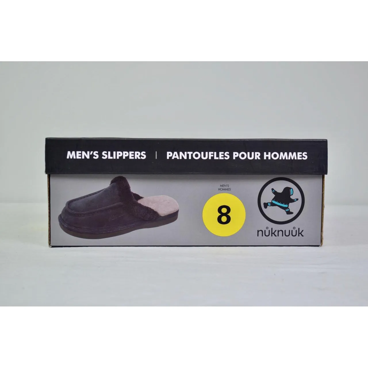 Nuknuuk Men's Leather Slippers Navy 8