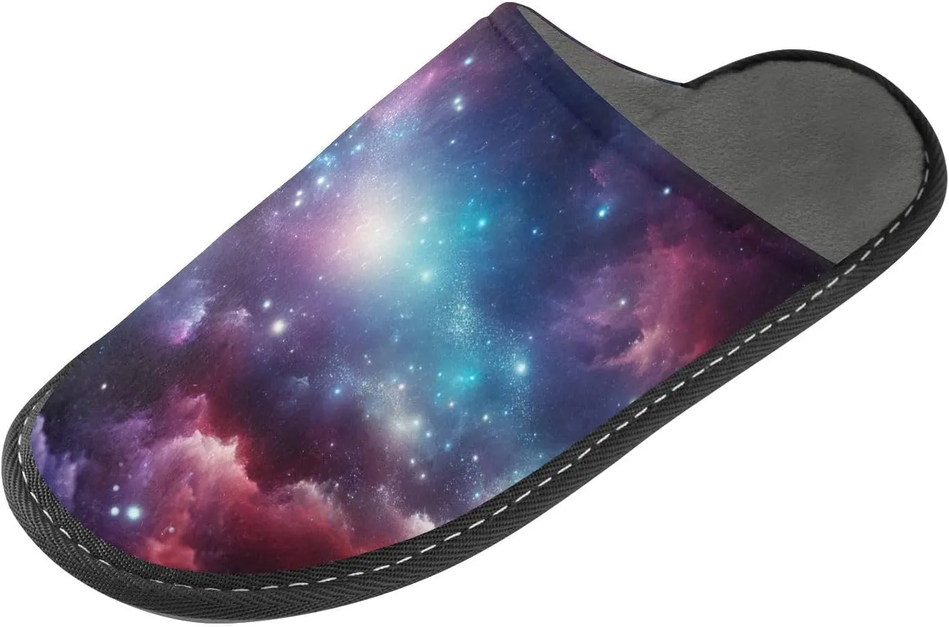 ODAWA Constellation Dinosaur Dad Soft Memory Foam House Shoe, Washable Indoor House Shoes