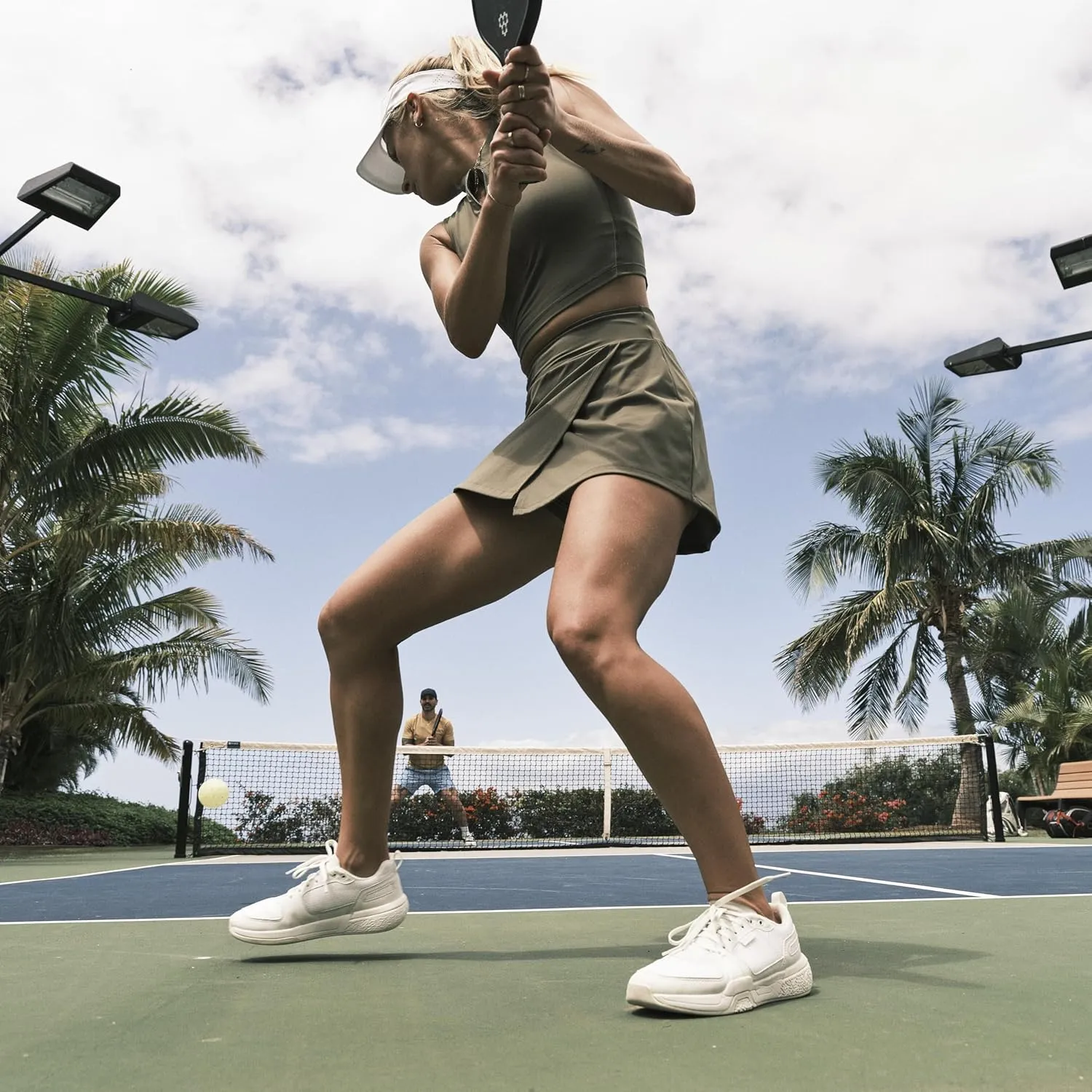OLUKAI 'Anau Women's Court Sneakers, Shoes for Tennis & Pickleball, Everyday Wear, All-Day Comfort & Support