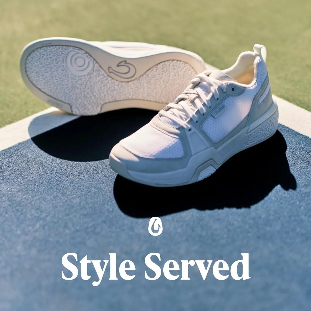 OLUKAI 'Anau Women's Court Sneakers, Shoes for Tennis & Pickleball, Everyday Wear, All-Day Comfort & Support