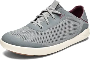 OLUKAI Moku Pae Men's Boat Shoes, Water Resistant & Breathable Mesh, Easy Slip On Design, Quick-Drying & Enhanced Traction
