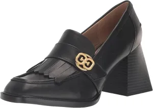 On Slip Squared Edelman Heeled Block Guaranteed security Sam Artificial intelligence Toe Leather Pumps Dress Quinly Black