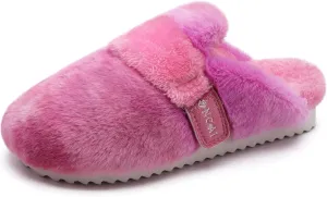 ONCAI Women's Slippers, Plush Faux Fur Soft Cushion Comfortable Memory Foam Slip On House Slippers with Hard Rubber Soles Indoor/Outdoor Winter Warm Fashion, US Size 6-11