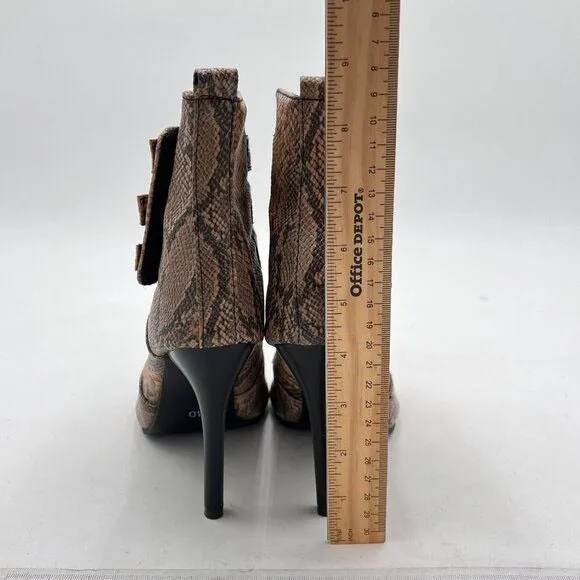 Open Toe Ankle Stiletto Boots High Heels Peep Toe Booties Zipper Fashion Dress B