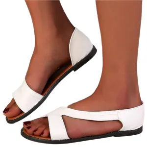 Open Toe Flats Sandals