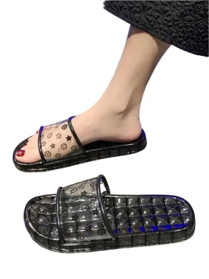 Open Toe Flats Slippers