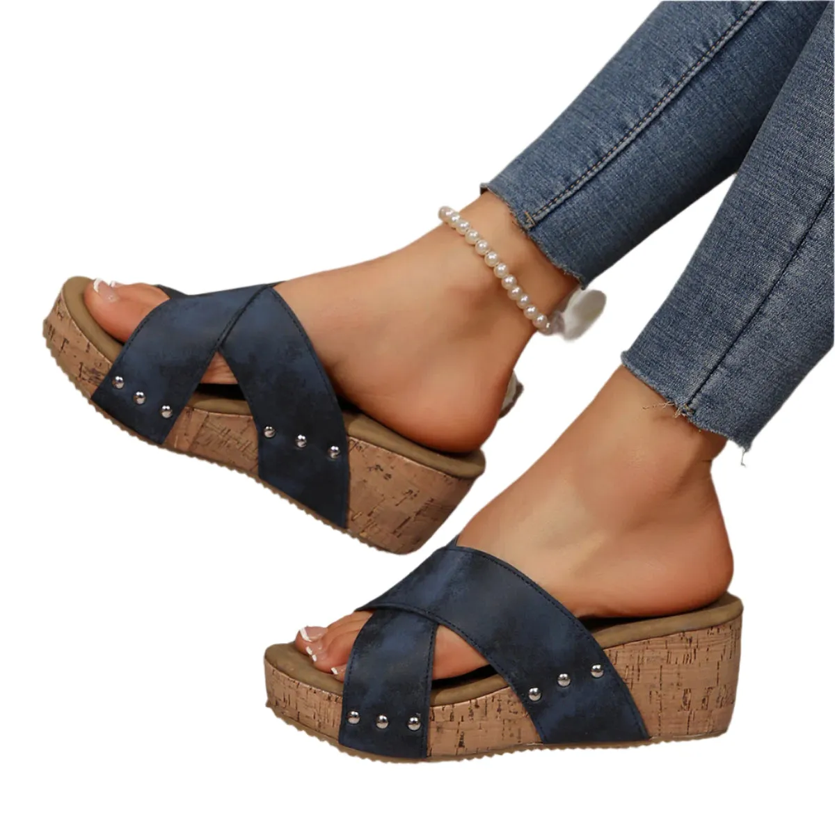 Open Toe Wedge Sandals