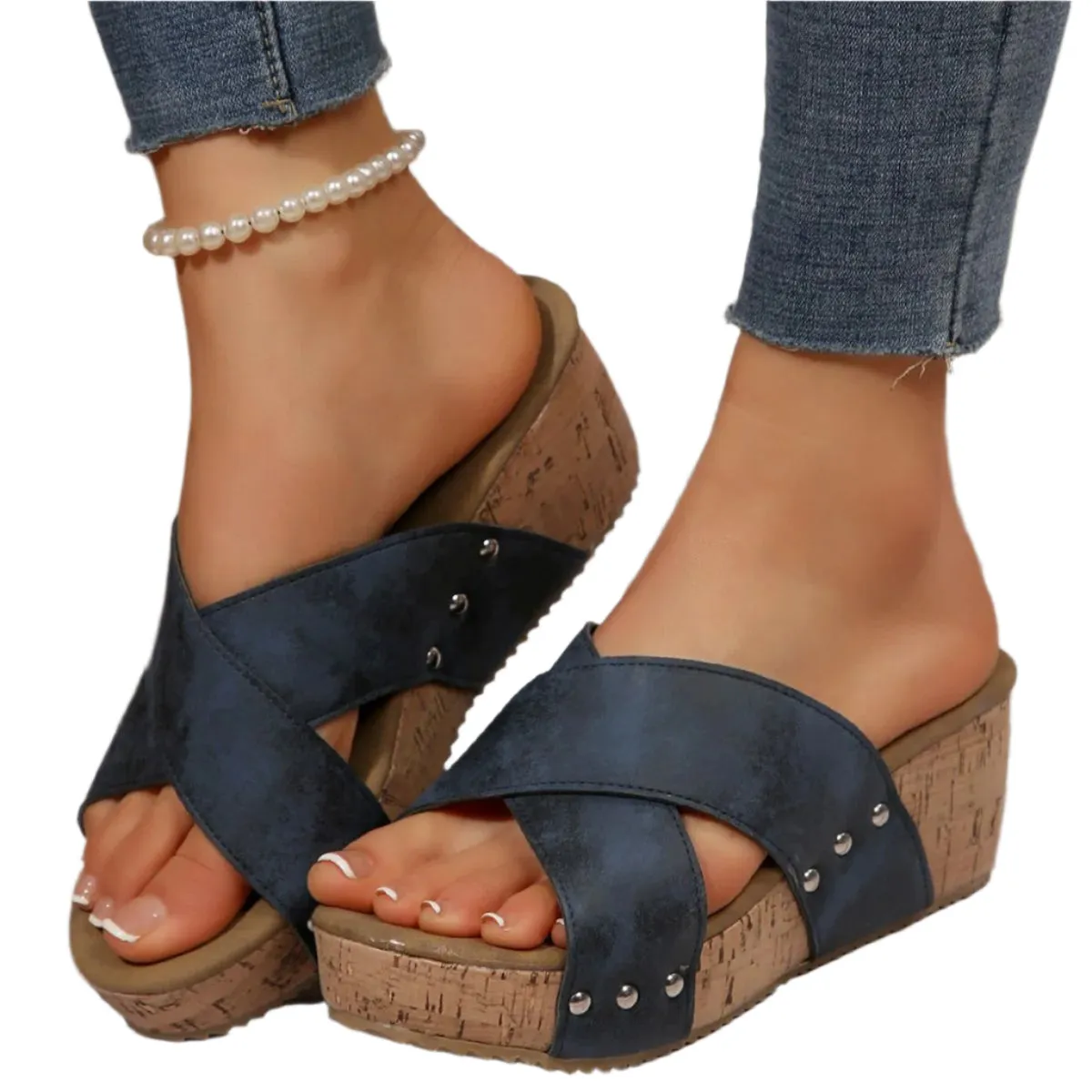 Open Toe Wedge Sandals