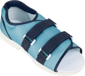 Ossur Mesh Top Post-Op Shoe (Female) | Post Surgery, Soft Tissue Procedures and Post Trauma Recovery | Open-Toe, Breathable Top with Extended Straps and Dual Side Closure | Large Size