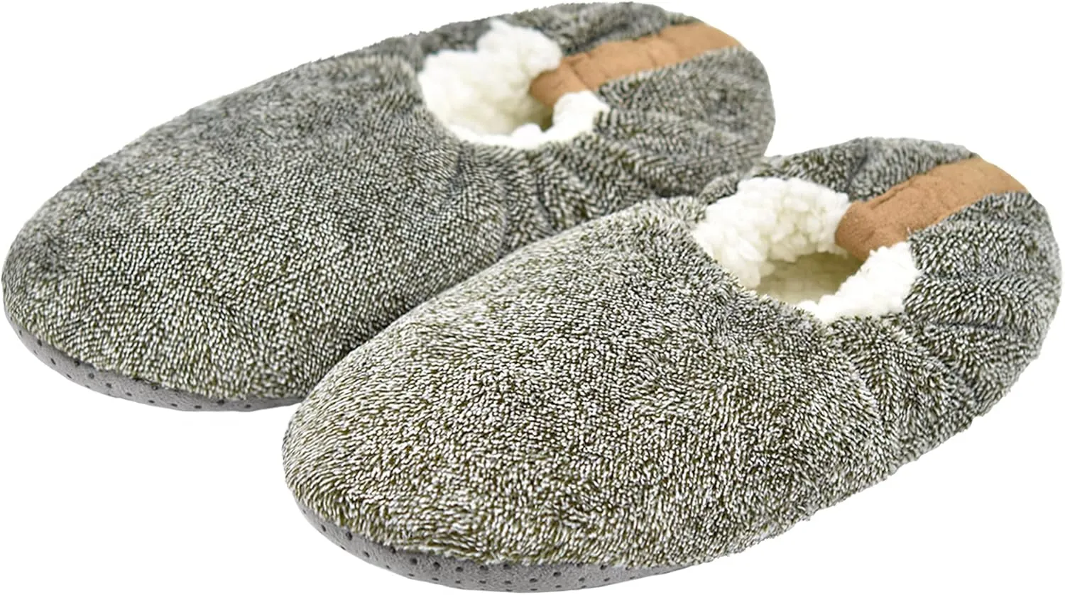 Panda Bros Mens Slipper Socks Low Cut Super Soft Warm Home Sock with Non-Slip Indoor Slipper Shoes Socks