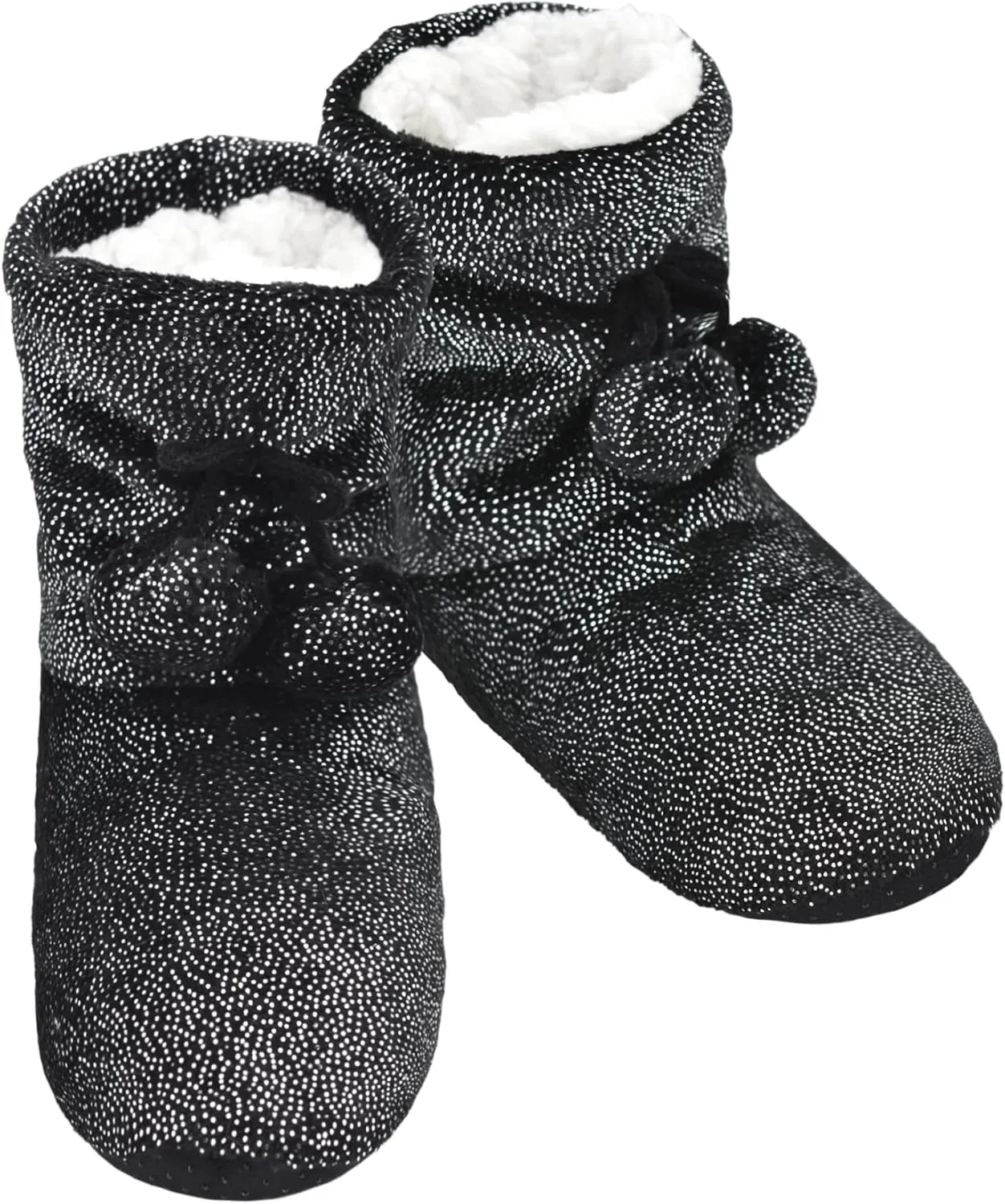 Panda Bros Women's Slipper Sock Indoor Super Soft Warm Fuzzy Lined Booties Slippers, Winter Fluffy House Socks with Grippers