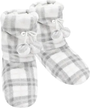 Panda Bros Women's Slipper Sock Indoor Super Soft Warm Fuzzy Lined Booties Slippers, Winter Fluffy House Socks with Grippers