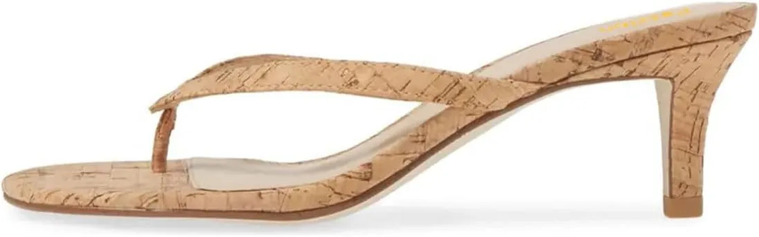 Pazzion Women Fashion Flip Flops Open Toe Low Heels Thong Sandals Casual Daily Summer Outdoor Dress Shoe Size 4-16 US