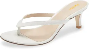 Pazzion Women Fashion Flip Flops Open Toe Low Heels Thong Sandals Casual Daily Summer Outdoor Dress Shoe Size 4-16 US