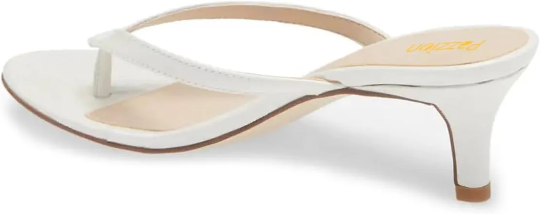 Pazzion Women Fashion Flip Flops Open Toe Low Heels Thong Sandals Casual Daily Summer Outdoor Dress Shoe Size 4-16 US