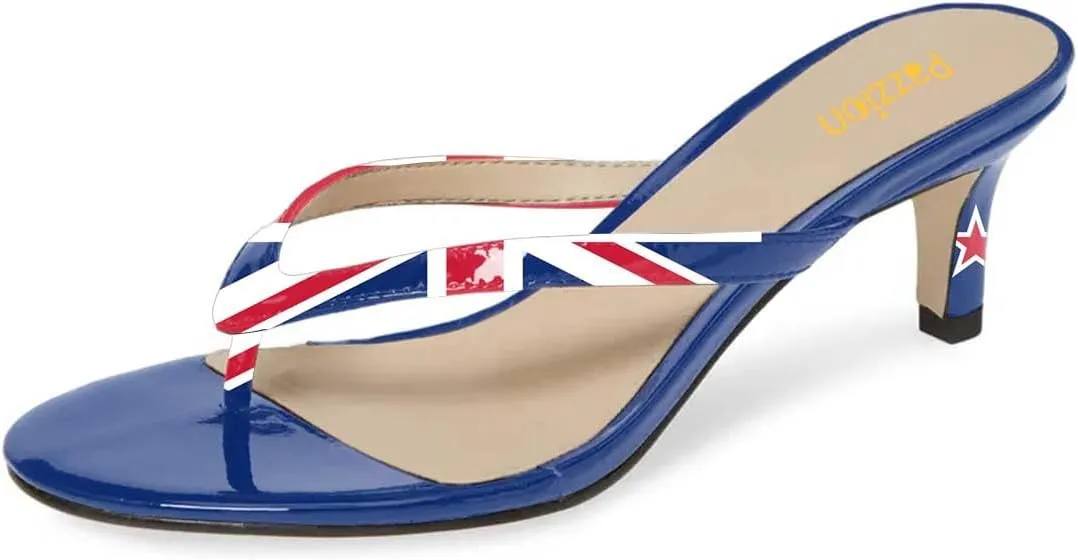 Pazzion Women Fashion Flip Flops Open Toe Low Heels Thong Sandals Casual Daily Summer Outdoor Dress Shoe Size 4-16 US