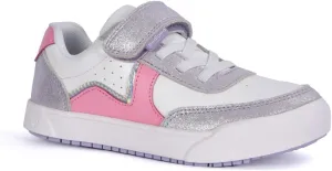 pediped Flex Muncy First Walker Shoe, White, 4 US Unisex Little Kid