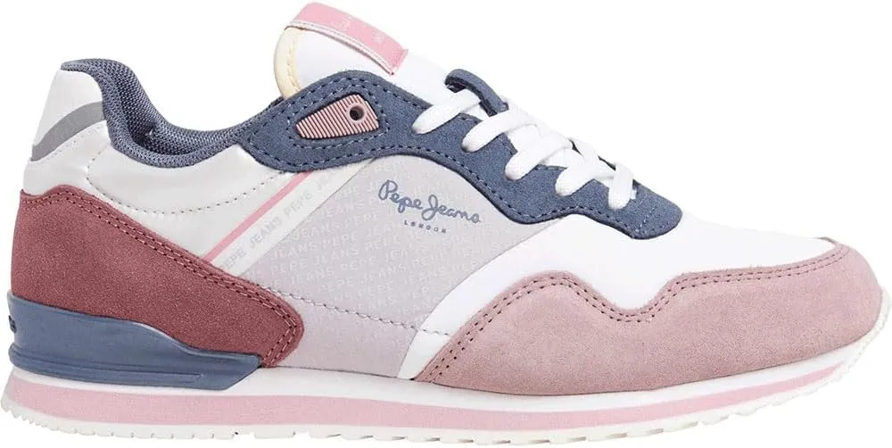 PEPE JEANS Women's Normal Sneak, Dusty Pale Pink, 5