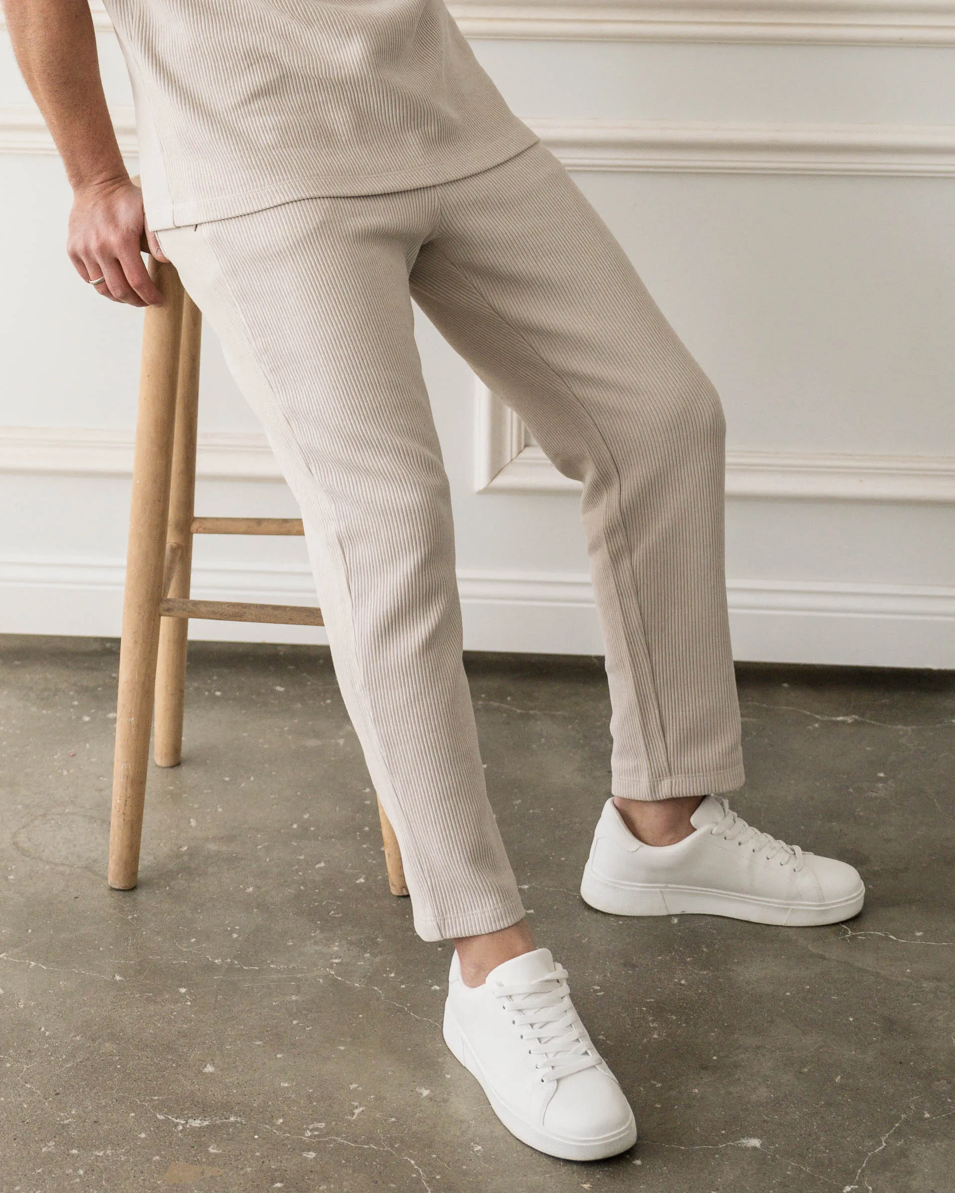 Plissee Pants (Sand)