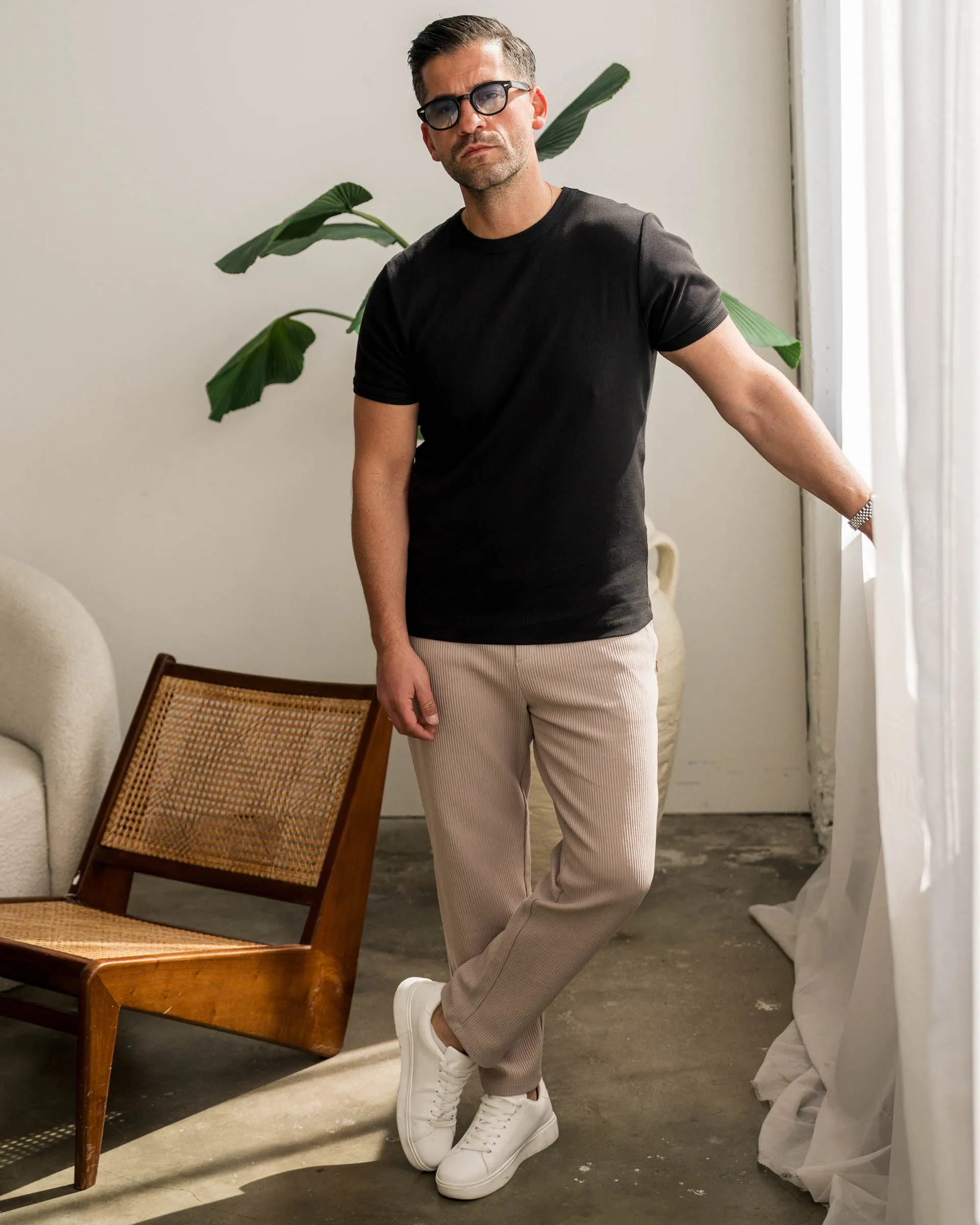 Plissee Pants (Taupe)