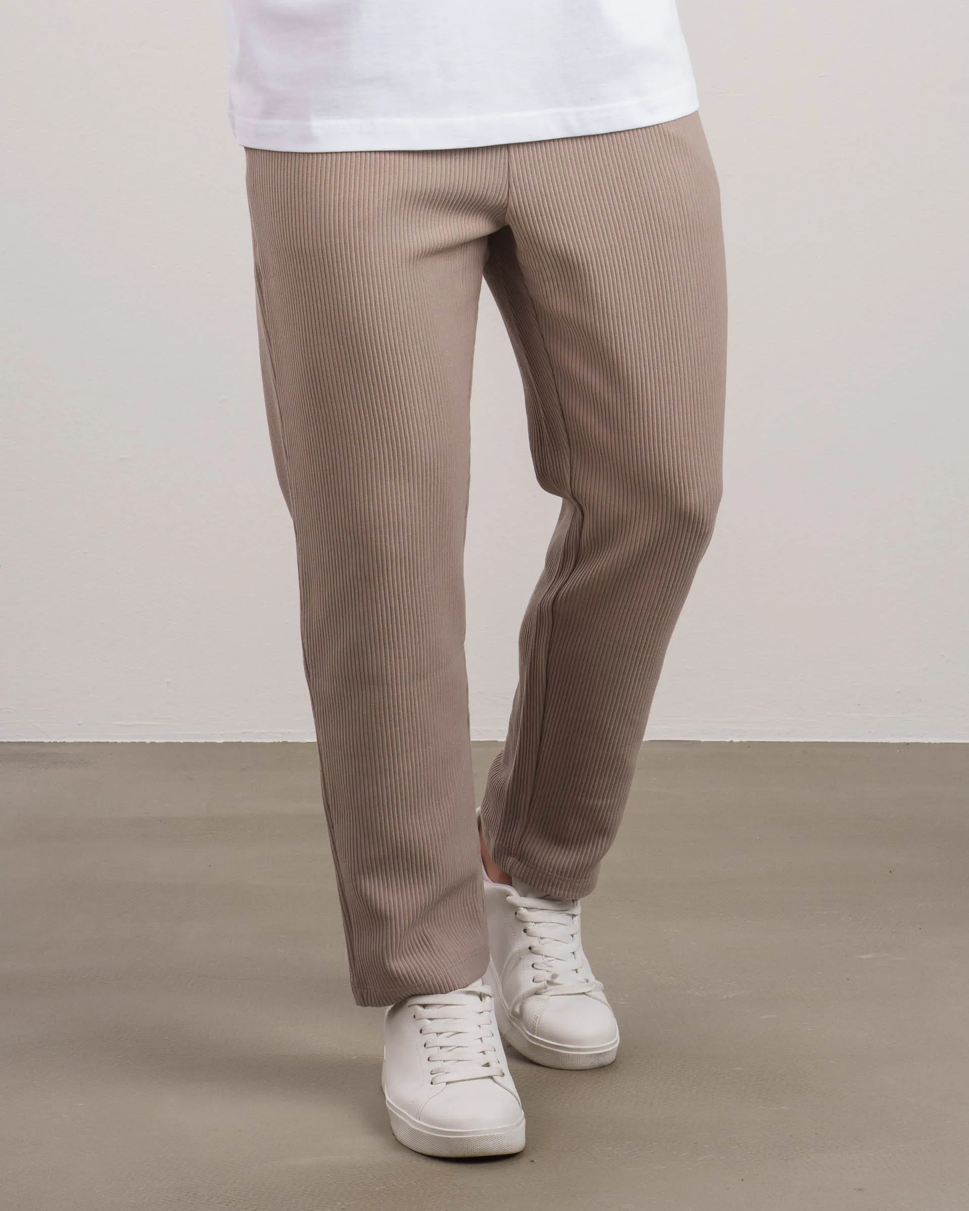 Plissee Pants (Taupe)