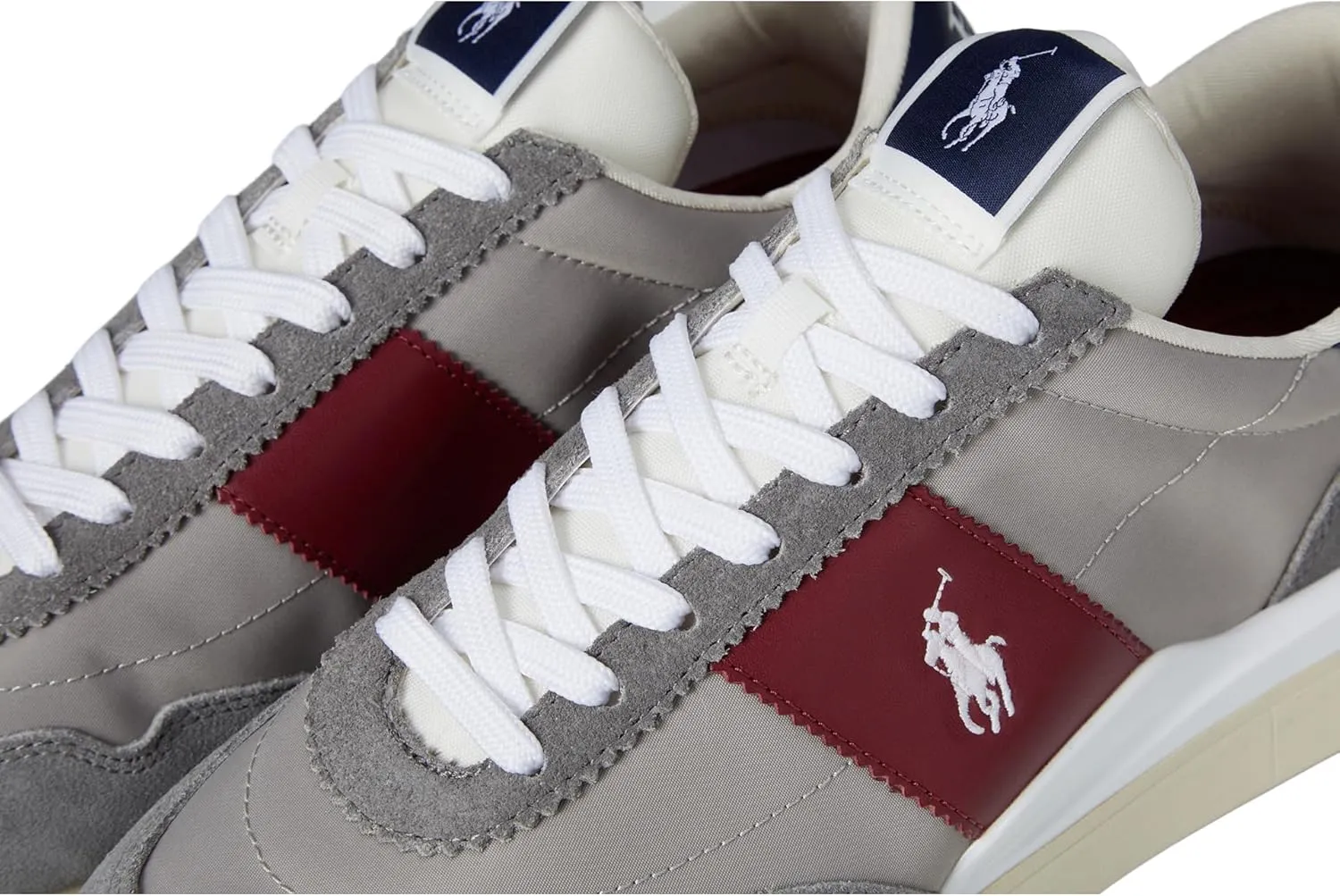 POLO RALPH LAUREN Men's Train 89 Suede-Paneled Sneakers