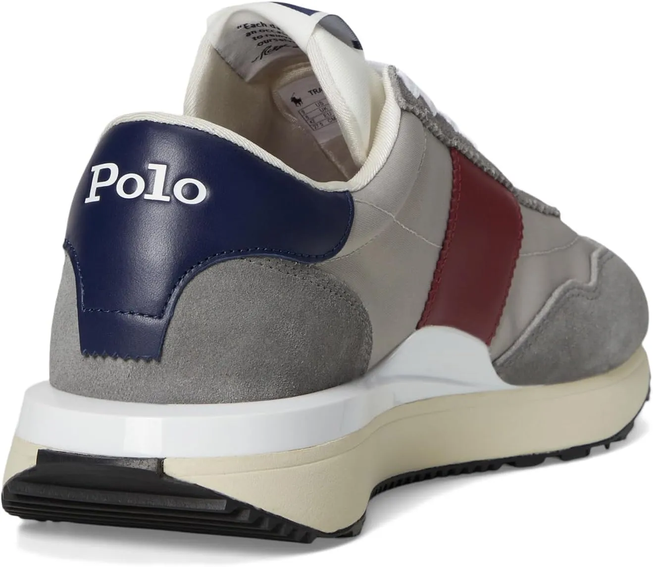 POLO RALPH LAUREN Men's Train 89 Suede-Paneled Sneakers