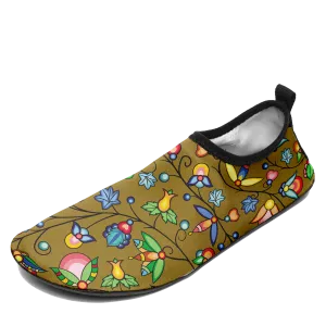 Prairie Plains Spirit Fall Leaves Kid's Sockamoccs Slip On Shoes