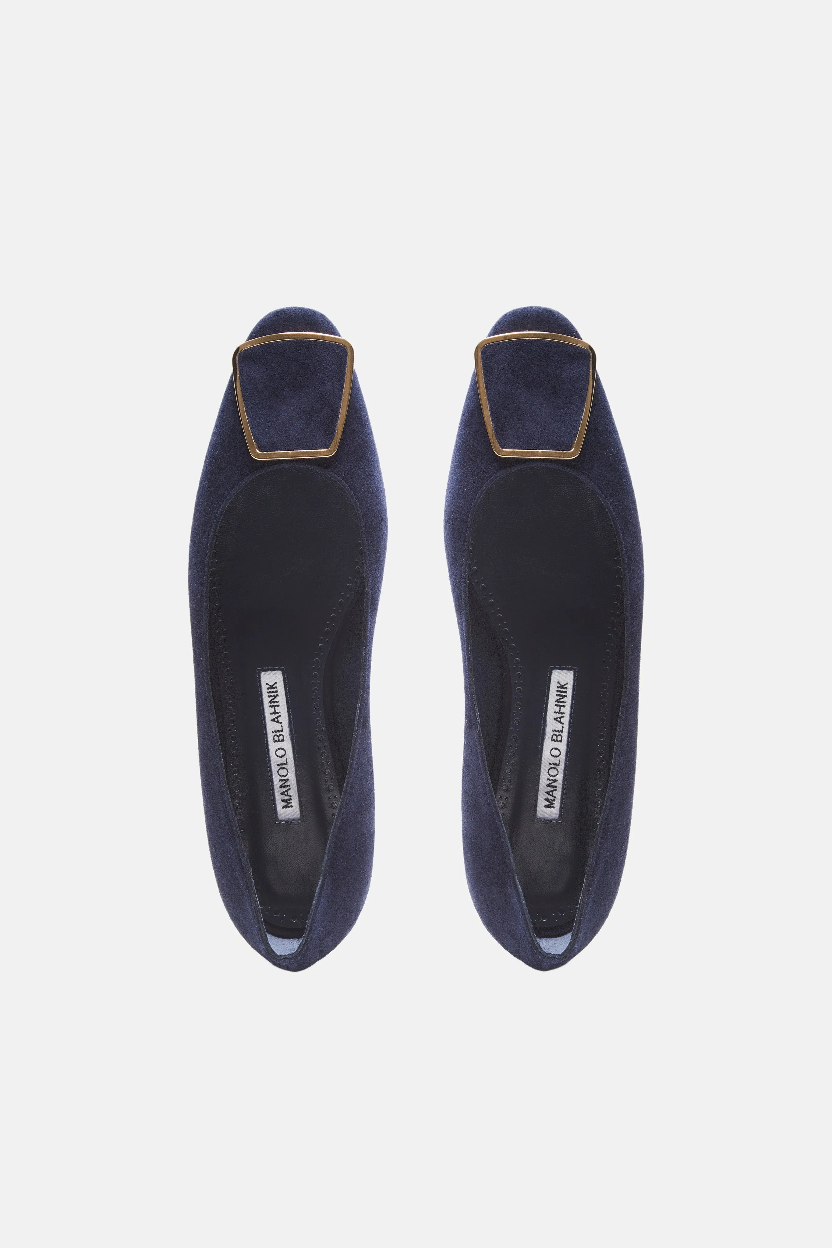 Prepu Flat - Navy Suede
