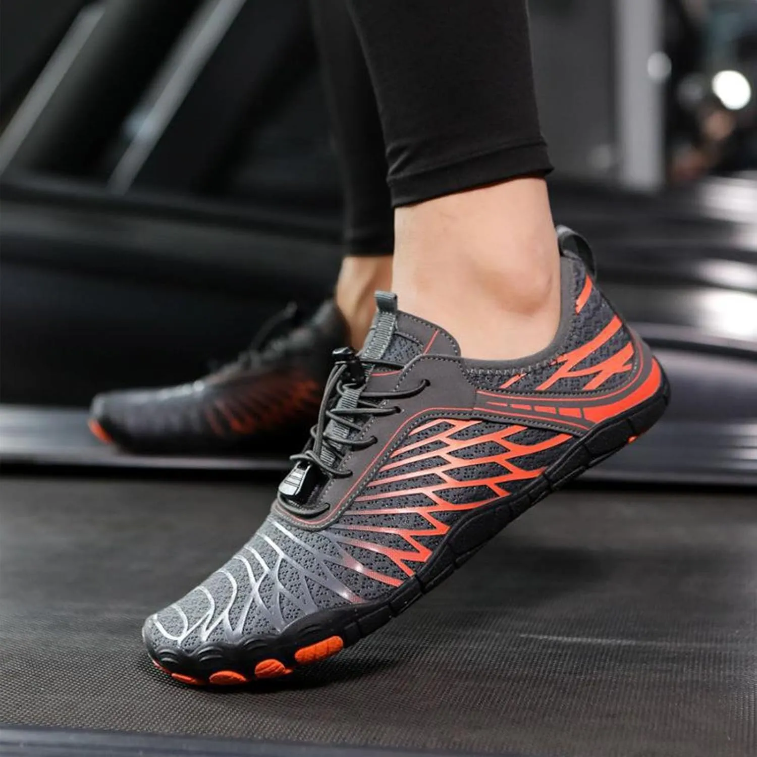Pro Barefoot Shoes, Quick-Drying, Non-Slip One-Leg Grounding Shoes, Suitable for Hiking, Fitness, Running, Cycling, Swimming and Diving