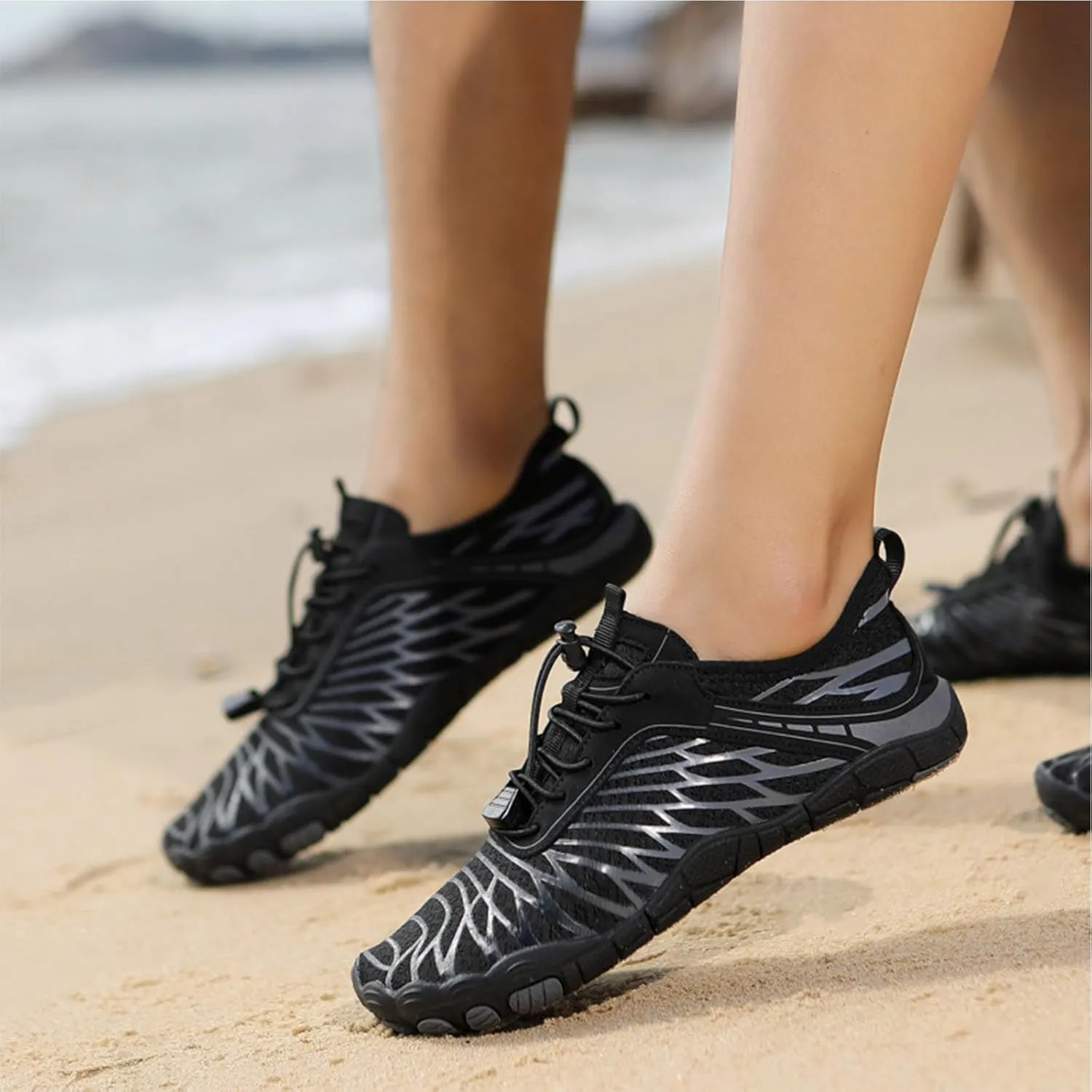 Pro Barefoot Shoes, Quick-Drying, Non-Slip One-Leg Grounding Shoes, Suitable for Hiking, Fitness, Running, Cycling, Swimming and Diving