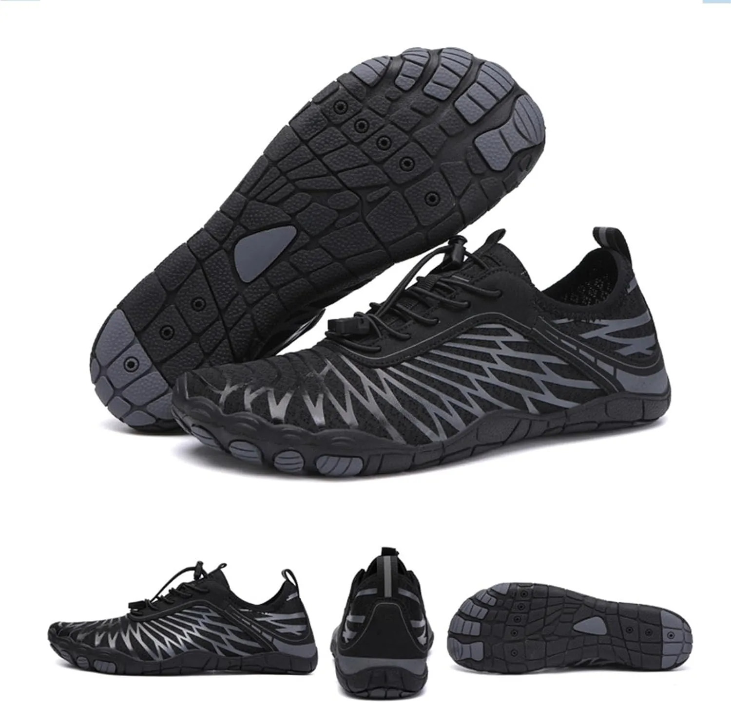 Pro Barefoot Shoes, Quick-Drying, Non-Slip One-Leg Grounding Shoes, Suitable for Hiking, Fitness, Running, Cycling, Swimming and Diving
