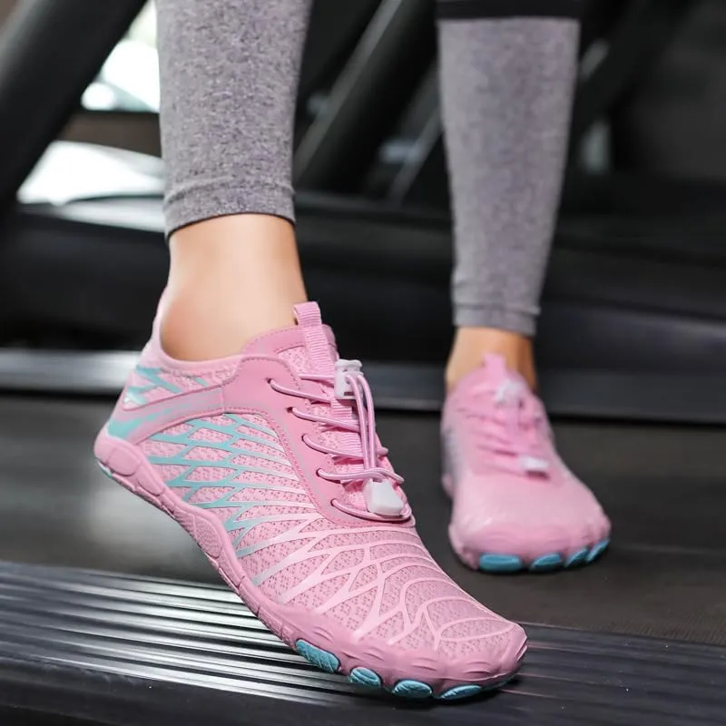 Pro Barefoot Shoes, Quick-Drying, Non-Slip One-Leg Grounding Shoes, Suitable for Hiking, Fitness, Running, Cycling, Swimming and Diving