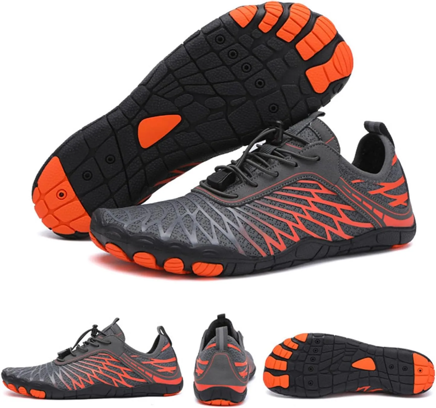 Pro Barefoot Shoes, Quick-Drying, Non-Slip One-Leg Grounding Shoes, Suitable for Hiking, Fitness, Running, Cycling, Swimming and Diving