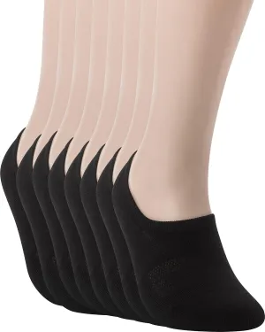 Pro Mountain No Show Socks Wide Toe Box For Health Bunion Unisex Size S to X-Large Cotton Cushion Footies