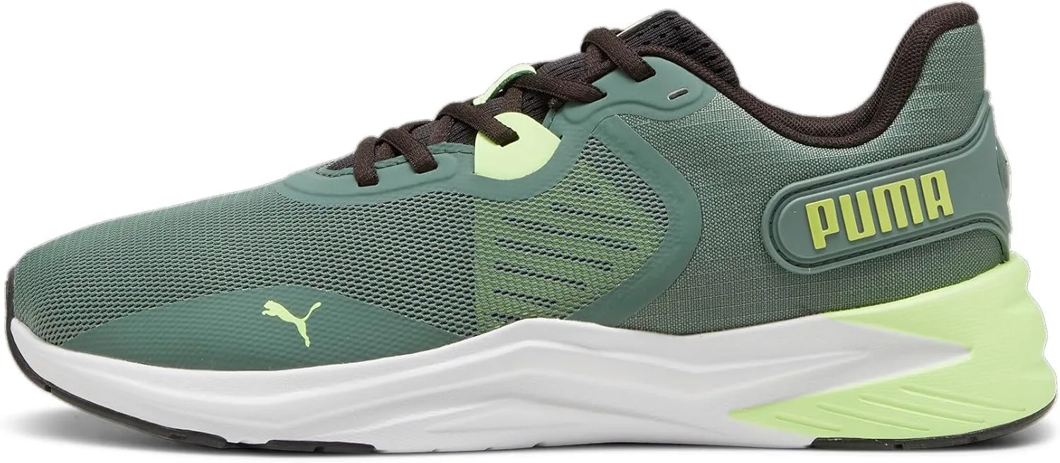 PUMA Unisex Disperse Xt 3 Street Running Shoe, Eucalyptus Flat Dark Gray Fizzy Apple, 10
