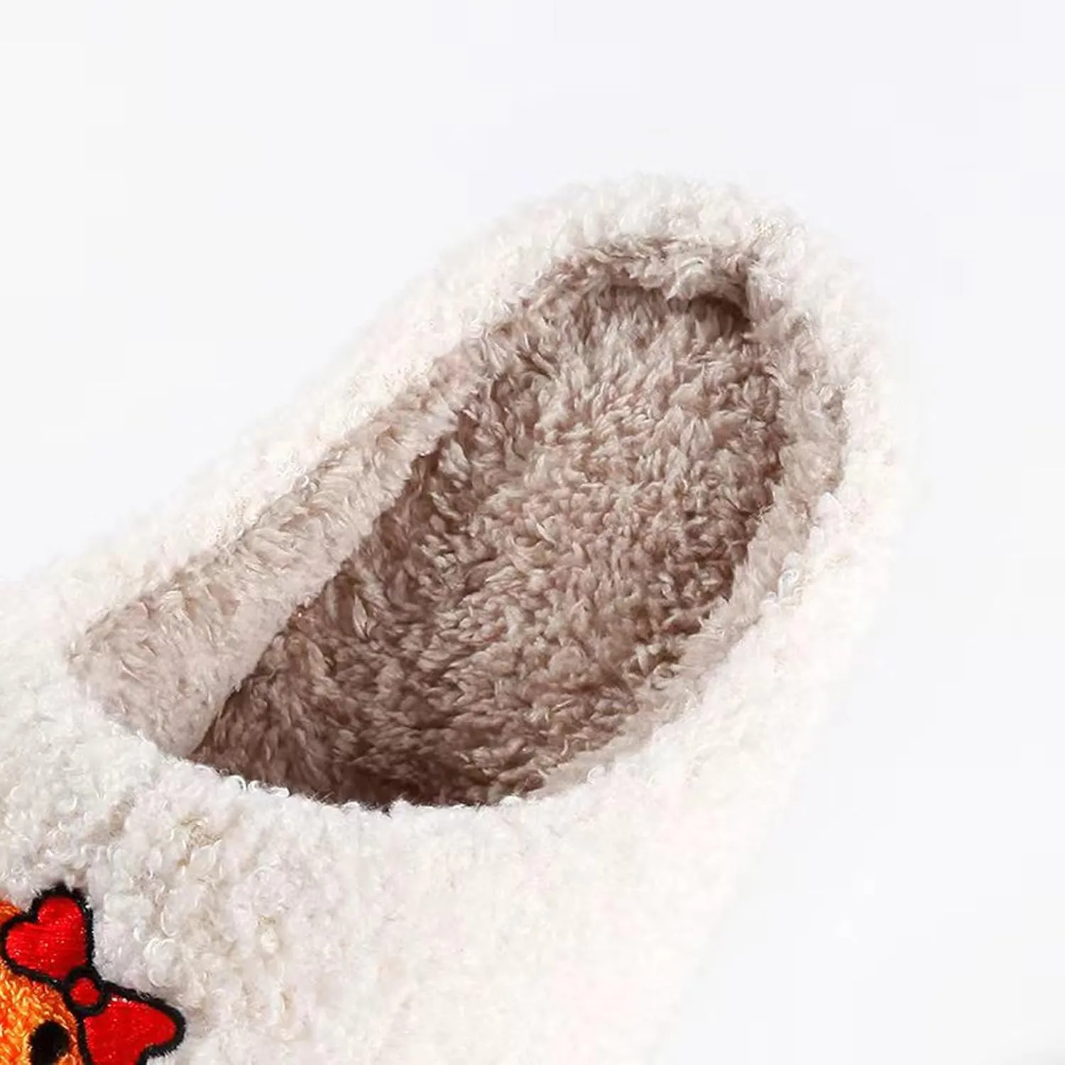 Pumpkin Halloween Slippers for Women Men Memory Foam Cozy Plush Slippers Couple Indoor Hous Slippers
