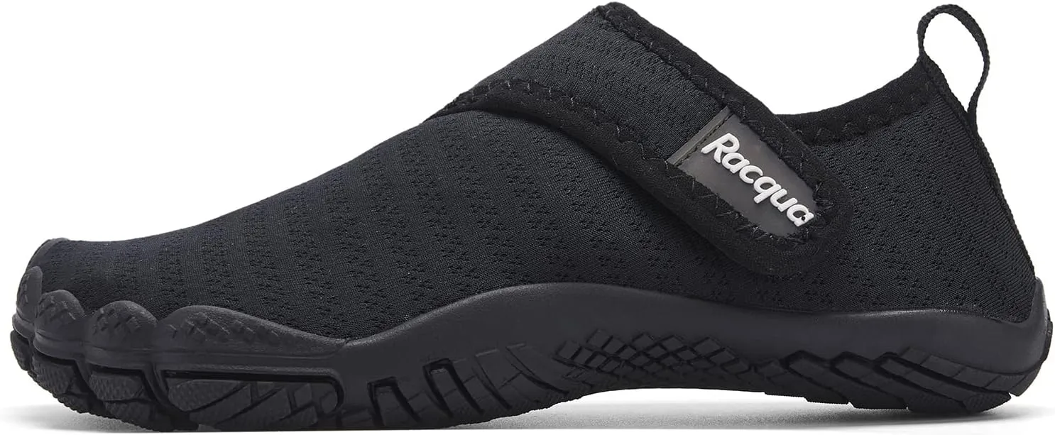 Racqua Boy's Girl's Kids Toddler Water Shoes Quick Dry Barefoot Lightweight Pool Swim Beach Sport Aqua Shoes(Toddler/Little Kid/Big Kid)