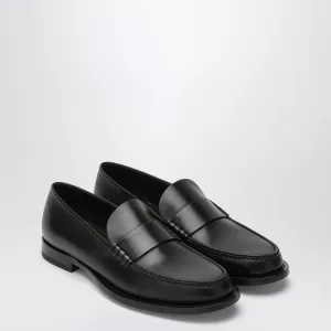 Raden svart läder novus loafer
